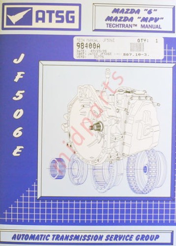 Książka techniczna do JF506E/JATCO ATSG