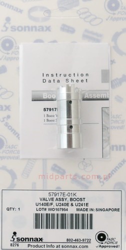 U140/U240 Boost Valve Sonnax