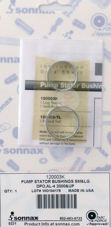 DP0/AL4 panewki statora pompy komplet 2000 - UP Sonnax