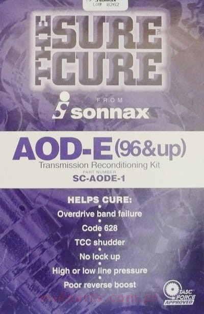 AODE Sure cure Zestaw do naprawy skrzyni 96-UP