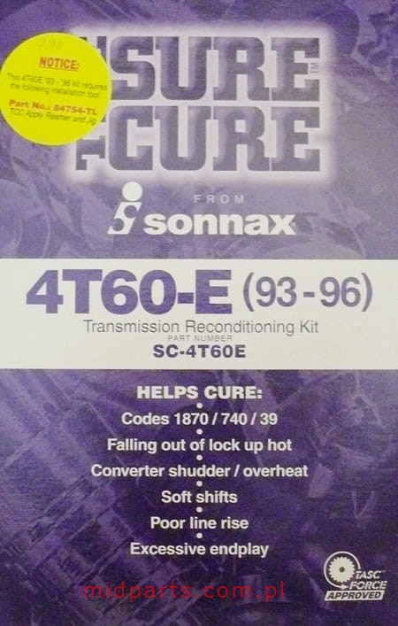 4T60E Sure Cure Zestaw do naprawy skrzyni 93-96