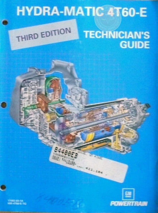 4T60E KSIĄŻKA TECHNICZNA ORYGINALNA GM