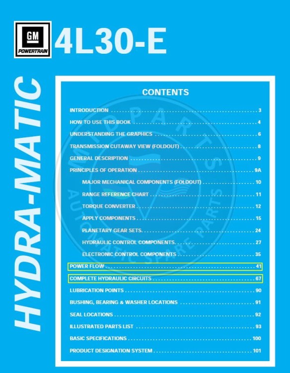 4L30E KSIĄŻKA TECHNICZNA NAPRAWY [PDF] OEM