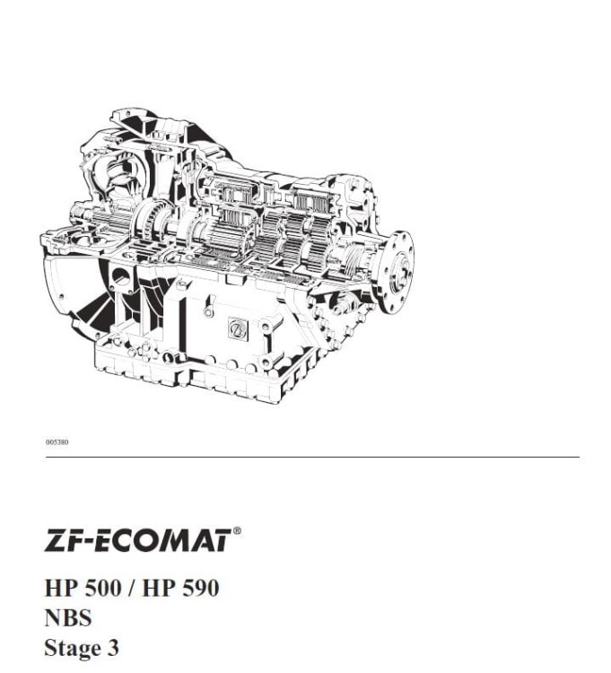 ZF 5HP500 / ZF 5HP590 LITERATURA TECHNICZNA