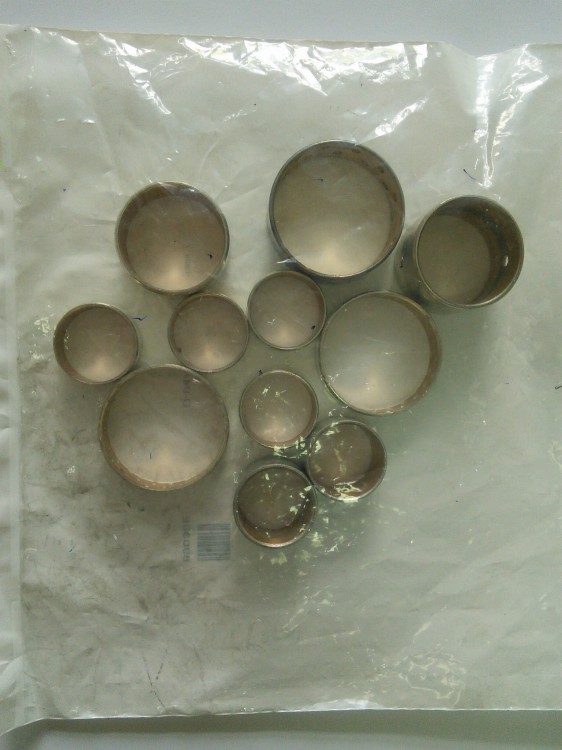 AW55-50 Komplet panewek ( 11 sztuk )