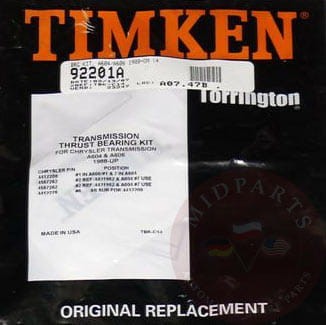 A604 KOMPLET LOŻYSK FIRMY TIMKEN